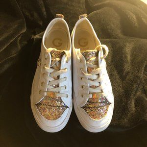 SALE!!!G by Guess Matrix Mermaid glitter Lace-Up-Size 9 sneakers